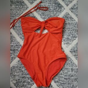 Women's bathing suit, Size Medium, Orange, Old Navy